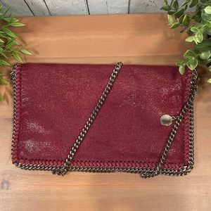 Stella McCartney Sparkly Flap Crossbody Bag